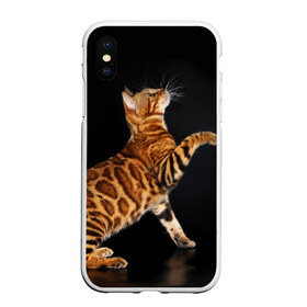 Чехол для iPhone XS Max матовый с принтом Бенгальская кошка в городе Новоалтайск, Силикон | Область печати: задняя сторона чехла, без боковых панелей | бенгальская | домашняя | животное | кот | котэ | кошка