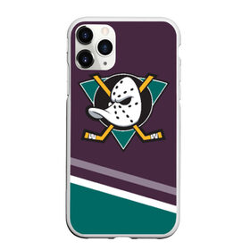 Чехол для iPhone 11 Pro матовый с принтом Anaheim Ducks Selanne в городе Новоалтайск, Силикон |  | anaheim ducks | hockey | nhl | нхл | спорт | хоккей
