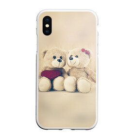 Чехол для iPhone XS Max матовый с принтом Love teddy bears в городе Новоалтайск, Силикон | Область печати: задняя сторона чехла, без боковых панелей | 14 февраля | bears | teddy | валентин | день святого валентина | игрушки | медведи | милый | мимими | мишка | мишки | подарки | подарок | подарок девушке | подарок парню | тедди
