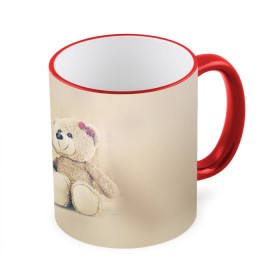 Кружка 3D с принтом Love teddy bears в городе Новоалтайск, керамика | ёмкость 330 мл | Тематика изображения на принте: 14 февраля | bears | teddy | валентин | день святого валентина | игрушки | медведи | милый | мимими | мишка | мишки | подарки | подарок | подарок девушке | подарок парню | тедди