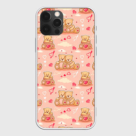 Чехол для iPhone 12 Pro Max с принтом Love Teddies в городе Новоалтайск, Силикон |  | Тематика изображения на принте: 14 февраля | bears | teddy | валентин | день святого валентина | игрушки | медведи | милый | мимими | мишка | мишки | подарки | подарок | подарок девушке | подарок парню | тедди