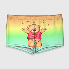 Мужские купальные плавки 3D с принтом Funny Bear в городе Новоалтайск, Полиэстер 85%, Спандекс 15% |  | Тематика изображения на принте: 14 февраля | bears | teddy | валентин | день святого валентина | игрушки | медведи | милый | мимими | мишка | мишки | подарки | подарок | подарок девушке | подарок парню | тедди