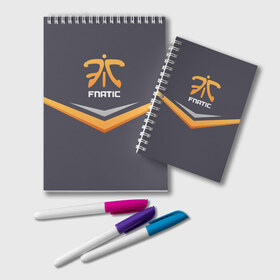 Блокнот с принтом fnatic в городе Новоалтайск, 100% бумага | 48 листов, плотность листов — 60 г/м2, плотность картонной обложки — 250 г/м2. Листы скреплены удобной пружинной спиралью. Цвет линий — светло-серый
 | fnatic