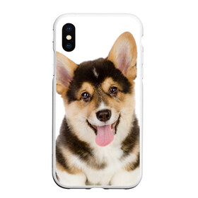 Чехол для iPhone XS Max матовый с принтом Пемброк-вельш-корги в городе Новоалтайск, Силикон | Область печати: задняя сторона чехла, без боковых панелей | Тематика изображения на принте: животное | пемброк вельш корги | порода | собака