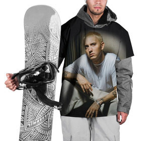 Накидка на куртку 3D с принтом Эминем 1 в городе Новоалтайск, 100% полиэстер |  | eminem | music | rap | музыка | реп | рэп | эминем