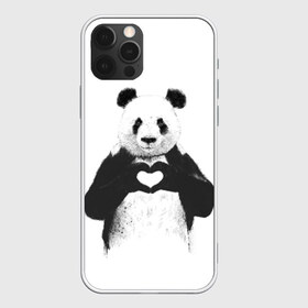 Чехол для iPhone 12 Pro Max с принтом Панда Love в городе Новоалтайск, Силикон |  | панда