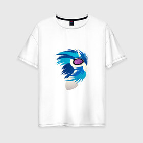 Женская футболка хлопок Oversize с принтом Vinyl Scratch в городе Новоалтайск, 100% хлопок | свободный крой, круглый ворот, спущенный рукав, длина до линии бедер
 | dj pon3 | pony | vinyl | винил скретч | продукция с изображением винил скрэтчmy little pony