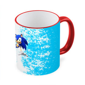 Кружка 3D с принтом Sonic в городе Новоалтайск, керамика | ёмкость 330 мл | Тематика изображения на принте: sonic | еж | игра | соник