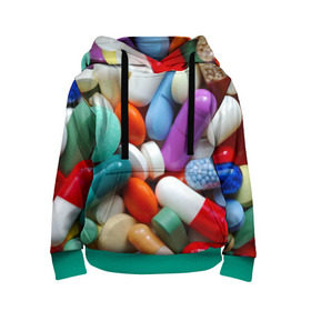 Детская толстовка 3D с принтом Pills в городе Новоалтайск, 100% полиэстер | двухслойный капюшон со шнурком для регулировки, мягкие манжеты на рукавах и по низу толстовки, спереди карман-кенгуру с мягким внутренним слоем | пилюли | флу