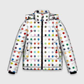 Зимняя куртка для мальчиков 3D с принтом love lust faith + dreams в городе Новоалтайск, ткань верха — 100% полиэстер; подклад — 100% полиэстер, утеплитель — 100% полиэстер | длина ниже бедра, удлиненная спинка, воротник стойка и отстегивающийся капюшон. Есть боковые карманы с листочкой на кнопках, утяжки по низу изделия и внутренний карман на молнии. 

Предусмотрены светоотражающий принт на спинке, радужный светоотражающий элемент на пуллере молнии и на резинке для утяжки | 30 seconds to mars | 30 секунд до марса | dreams | faith | hurricane | jared leto | love | lust | this is war | джаред лето | любовь | марс | мечты | страсть | судьба | ураган