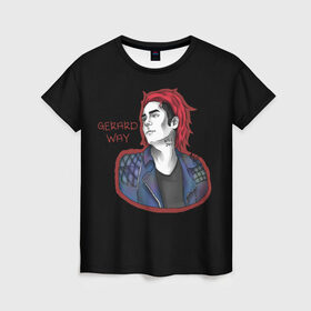 Женская футболка 3D с принтом My Chemical Romance в городе Новоалтайск, 100% полиэфир ( синтетическое хлопкоподобное полотно) | прямой крой, круглый вырез горловины, длина до линии бедер | anthony | black parade | bob bryar | famous last words | frank | gerard | james dewees | matt pelissier | mikey | my chemical romance | ray toro | sing | way | айеро | боб | брайар | деуис | джеймс | джерард уэй | майки | мэтт | пелишьер | рэй | торо | уэ
