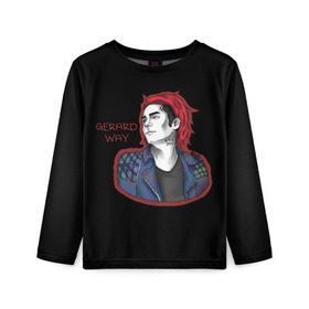 Детский лонгслив 3D с принтом My Chemical Romance в городе Новоалтайск, 100% полиэстер | длинные рукава, круглый вырез горловины, полуприлегающий силуэт
 | anthony | black parade | bob bryar | famous last words | frank | gerard | james dewees | matt pelissier | mikey | my chemical romance | ray toro | sing | way | айеро | боб | брайар | деуис | джеймс | джерард уэй | майки | мэтт | пелишьер | рэй | торо | уэ