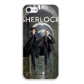 Чехол для iPhone 5/5S матовый с принтом Sherlock в городе Новоалтайск, Силикон | Область печати: задняя сторона чехла, без боковых панелей | Тематика изображения на принте: benedict | cumberbatch | freeman | holmes | martin | sherlock | бенедикт | ватсон | доктор | камбербэтч | мартин | фриман | холмс | шерлок