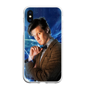 Чехол для iPhone XS Max матовый с принтом 11th Doctor Who в городе Новоалтайск, Силикон | Область печати: задняя сторона чехла, без боковых панелей | doctor who | matt | smith | tardis | временной поток | доктор кто | мэтт | смит | тардис