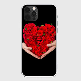 Чехол для iPhone 12 Pro Max с принтом Сердце в руках в городе Новоалтайск, Силикон |  | Тематика изображения на принте: 8 марта | любовь | подарок | праздник | розы | руки | сердце