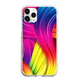 Чехол для iPhone 11 Pro Max матовый с принтом Абстракция в городе Новоалтайск, Силикон |  | Тематика изображения на принте: кислотный | обстракция | радуга | свет | спектр | цвет | цвета | яркие