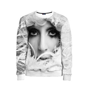 Детский свитшот 3D с принтом Lady Gaga в городе Новоалтайск, 100% полиэстер | свободная посадка, прямой крой, мягкая тканевая резинка на рукавах и понизу свитшота | lady gaga | белые | блондинка | звезда | знаменитость | леди гаага | певица | перья | поп | эпатаж | эпатажная