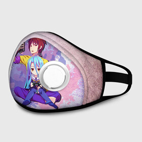 Маска из неопрена с принтом No Game No Life в городе Новоалтайск, неопрен 100% | Форма огибающая нос. Резинки для ушей с дополнительной резинкой на затылке. Клапан для выдоха для активного дыхания при занятиях спортом. Эластичный материал маски и окантовки для лучшего растяжения и прилегания маски.  | neet | no game | no game no life | no life | аниме | без игры нет жизни | игра на выживание | нет жизни | нет игры | нет игры нет жизни | соре | хики | хикикомори | хикки | хиккикомори | широ