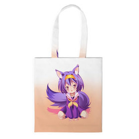 Сумка 3D повседневная с принтом No Game No Life в городе Новоалтайск, 100% полиэстер | Плотность: 200 г/м2; Размер: 34×35 см; Высота лямок: 30 см | neet | no game | no game no life | no life | аниме | без игры нет жизни | игра на выживание | нет жизни | нет игры | нет игры нет жизни | соре | хики | хикикомори | хикки | хиккикомори | широ
