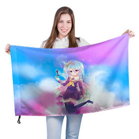 Флаг 3D с принтом No Game No Life в городе Новоалтайск, 100% полиэстер | плотность ткани — 95 г/м2, размер — 67 х 109 см. Принт наносится с одной стороны | neet | no game | no game no life | no life | аниме | без игры нет жизни | игра на выживание | нет жизни | нет игры | нет игры нет жизни | соре | хики | хикикомори | хикки | хиккикомори | широ