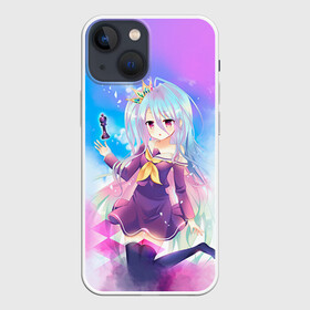 Чехол для iPhone 13 mini с принтом хикикомори в городе Новоалтайск,  |  | neet | no game | no game no life | no life | аниме | без игры нет жизни | игра на выживание | нет жизни | нет игры | нет игры нет жизни | соре | хики | хикикомори | хикки | хиккикомори | широ