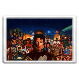 Магнит 45*70 с принтом Michael Jackson в городе Новоалтайск, Пластик | Размер: 78*52 мм; Размер печати: 70*45 | майкл джексон