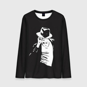 Мужской лонгслив 3D с принтом Michael Jackson в городе Новоалтайск, 100% полиэстер | длинные рукава, круглый вырез горловины, полуприлегающий силуэт | Тематика изображения на принте: майкл джексон