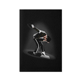 Обложка для паспорта матовая кожа с принтом Michael Jackson в городе Новоалтайск, натуральная матовая кожа | размер 19,3 х 13,7 см; прозрачные пластиковые крепления | Тематика изображения на принте: майкл джексон