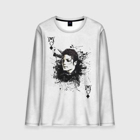Мужской лонгслив 3D с принтом Michael Jackson в городе Новоалтайск, 100% полиэстер | длинные рукава, круглый вырез горловины, полуприлегающий силуэт | Тематика изображения на принте: майкл джексон