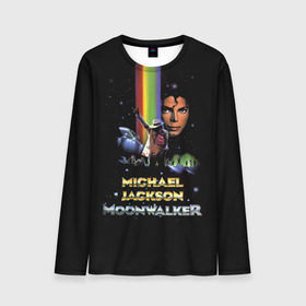 Мужской лонгслив 3D с принтом Michael Jackson в городе Новоалтайск, 100% полиэстер | длинные рукава, круглый вырез горловины, полуприлегающий силуэт | Тематика изображения на принте: майкл джексон