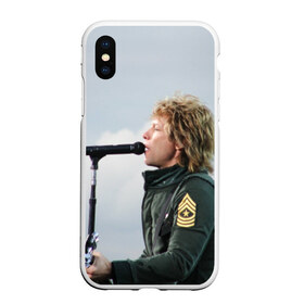 Чехол для iPhone XS Max матовый с принтом BON JOVI в городе Новоалтайск, Силикон | Область печати: задняя сторона чехла, без боковых панелей | bon jovi | burning bridges | david bryan | hugh mcdonald | its my life | tico torres | джон бон джови | дэвид брайан | ричи самбора | тико торрес | хью макдональд