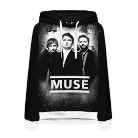 Женская толстовка 3D с принтом Muse в городе Новоалтайск, 100% полиэстер  | двухслойный капюшон со шнурком для регулировки, мягкие манжеты на рукавах и по низу толстовки, спереди карман-кенгуру с мягким внутренним слоем. | heavy | metal | muse | rock | trash | альтернатива | метал | рок | хеви