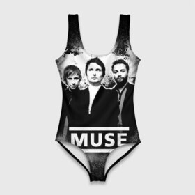 Купальник-боди 3D с принтом Muse в городе Новоалтайск, 82% полиэстер, 18% эластан | Круглая горловина, круглый вырез на спине | heavy | metal | muse | rock | trash | альтернатива | метал | рок | хеви