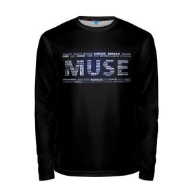 Мужской лонгслив 3D с принтом Muse в городе Новоалтайск, 100% полиэстер | длинные рукава, круглый вырез горловины, полуприлегающий силуэт | heavy | metal | muse | rock | trash | альтернатива | метал | рок | хеви