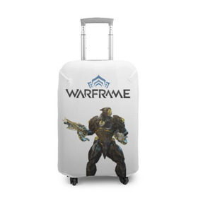 Чехол для чемодана 3D с принтом Warframe в городе Новоалтайск, 86% полиэфир, 14% спандекс | двустороннее нанесение принта, прорези для ручек и колес | warframe