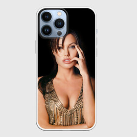 Чехол для iPhone 13 Pro Max с принтом Анжелина Джоли в городе Новоалтайск,  |  | Тематика изображения на принте: angelina jolie | американская актриса | анжелина джоли | режиссёр | фотомодель | ценарист