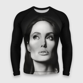 Мужской рашгард 3D с принтом Анжелина Джоли в городе Новоалтайск,  |  | angelina jolie | американская актриса | анжелина джоли | режиссёр | фотомодель | ценарист