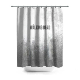 Штора 3D для ванной с принтом The Walking Dead в городе Новоалтайск, 100% полиэстер | плотность материала — 100 г/м2. Стандартный размер — 146 см х 180 см. По верхнему краю — пластиковые люверсы для креплений. В комплекте 10 пластиковых колец | the walking dead | кино | мертвецы | ужасы | ходячие