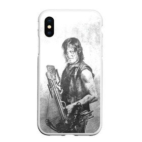 Чехол для iPhone XS Max матовый с принтом Дэрил в городе Новоалтайск, Силикон | Область печати: задняя сторона чехла, без боковых панелей | the walking dead | кино | мертвецы | ужасы | ходячие