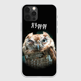 Чехол для iPhone 12 Pro с принтом Я Уруру в городе Новоалтайск, силикон | область печати: задняя сторона чехла, без боковых панелей | сова
