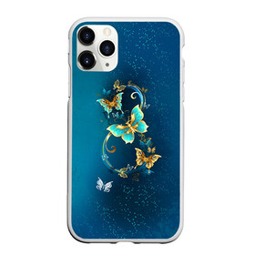 Чехол для iPhone 11 Pro Max матовый с принтом Бабочки в городе Новоалтайск, Силикон |  | 8 марта | бабочки | женский | международный | подарок | цветы
