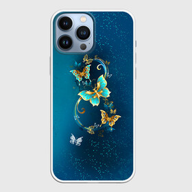 Чехол для iPhone 13 Pro Max с принтом Бабочки в городе Новоалтайск,  |  | Тематика изображения на принте: 8 марта | бабочки | женский | международный | подарок | цветы