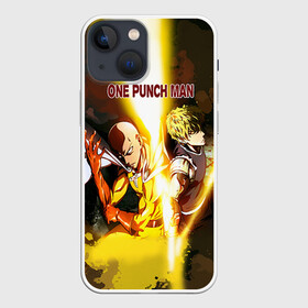 Чехол для iPhone 13 mini с принтом мужик один удар в городе Новоалтайск,  |  | Тематика изображения на принте: anime | ван пач ман | ван пач мен | ванпанчман | ванпанчмен | ванпачман | ванпачмен | генос | сайтама