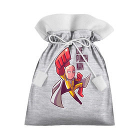 Подарочный 3D мешок с принтом One punch man в городе Новоалтайск, 100% полиэстер | Размер: 29*39 см | Тематика изображения на принте: anime | ван пач ман | ван пач мен | ванпанчман | ванпанчмен | ванпачман | ванпачмен | сайтама