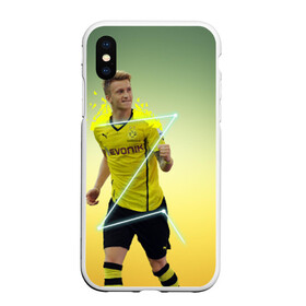 Чехол для iPhone XS Max матовый с принтом Marco Reus в городе Новоалтайск, Силикон | Область печати: задняя сторона чехла, без боковых панелей | Тематика изображения на принте: marco | reus | боруссия | германия | дортмунд | марко