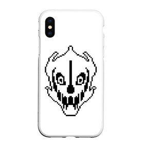 Чехол для iPhone XS Max матовый с принтом Undertale Gaster Blaster в городе Новоалтайск, Силикон | Область печати: задняя сторона чехла, без боковых панелей | 