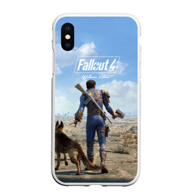 Чехол для iPhone XS Max матовый с принтом Fallout 4 в городе Новоалтайск, Силикон | Область печати: задняя сторона чехла, без боковых панелей | fallout | fallout 4