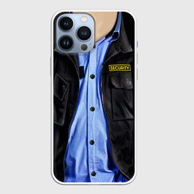 Чехол для iPhone 13 Pro Max с принтом Форма SECURITY в городе Новоалтайск,  |  | Тематика изображения на принте: security | барррадач | бородач | борродач | галустян | костюм | наша раша | одежда | охрана | охранник | понять и простить | рубашка | форма