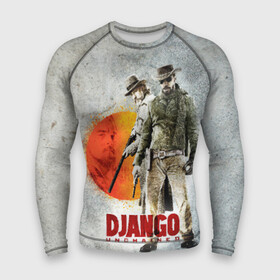 Мужской рашгард 3D с принтом Джанго 2 в городе Новоалтайск,  |  | django | unchained | ди каприо | квентин | тарантино