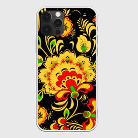 Чехол для iPhone 12 Pro Max с принтом Хохлома в городе Новоалтайск, Силикон |  | народный | орнамент | роспись | традиционный
